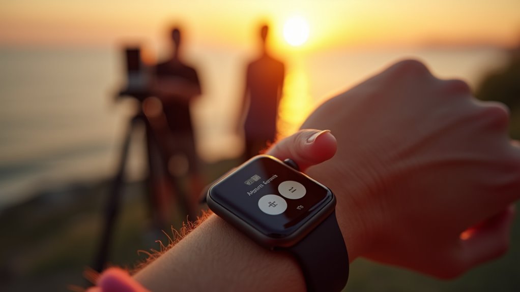 sterowanie aparatem Apple Watch