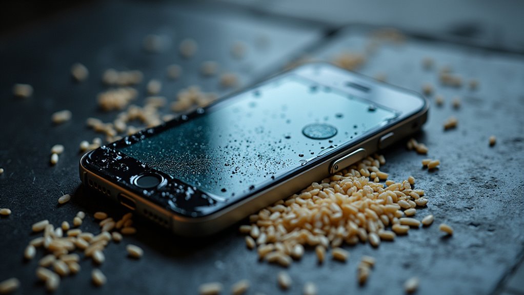 iphone przemoczony rów ryż