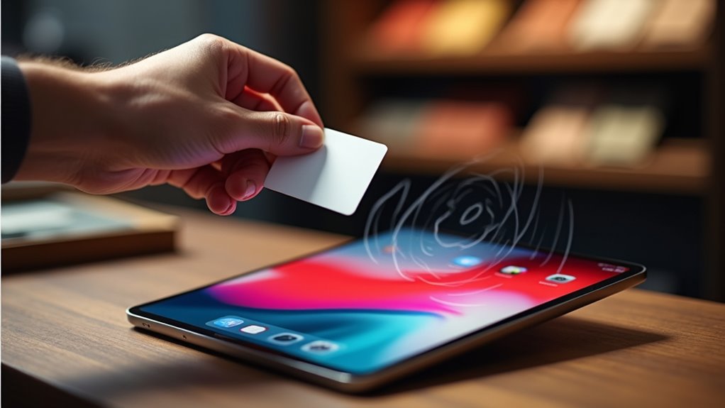 bezpieczne płatności NFC na iPadzie